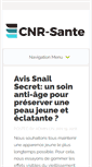 Mobile Screenshot of cnr-sante.fr