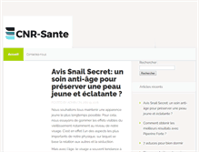 Tablet Screenshot of cnr-sante.fr